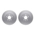 4612-46007 by DYNAMIC FRICTION COMPANY - Geospec Rotors with 5000 Euro Ceramic Brake Pads includes Hardware