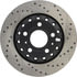 127.33102L by STOPTECH - StopTech Sport Drilled & Slotted Brake Rotor; Rear Left