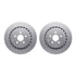 4612-47010 by DYNAMIC FRICTION COMPANY - Geospec Rotors with 5000 Euro Ceramic Brake Pads includes Hardware