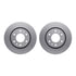 4612-48005 by DYNAMIC FRICTION COMPANY - Geospec Rotors with 5000 Euro Ceramic Brake Pads includes Hardware