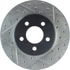 127.61072L by STOPTECH - StopTech Sport Drilled & Slotted Brake Rotor; Front Left