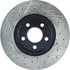 127.61072L by STOPTECH - StopTech Sport Drilled & Slotted Brake Rotor; Front Left