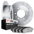 6502-21140 by DYNAMIC FRICTION COMPANY - DFC Brake Rotor with 5000 Advanced Brake Pads