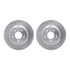 6502-21197 by DYNAMIC FRICTION COMPANY - DFC Brake Rotor with 5000 Advanced Brake Pads