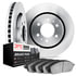 6502-40255 by DYNAMIC FRICTION COMPANY - DFC Brake Rotor with 5000 Advanced Brake Pads