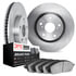 6502-46232 by DYNAMIC FRICTION COMPANY - DFC Brake Rotor with 5000 Advanced Brake Pads