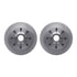6502-48084 by DYNAMIC FRICTION COMPANY - DFC Brake Rotor with 5000 Advanced Brake Pads