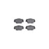 6502-58043 by DYNAMIC FRICTION COMPANY - DFC Brake Rotor with 5000 Advanced Brake Pads