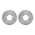 6502-72130 by DYNAMIC FRICTION COMPANY - DFC Brake Rotor with 5000 Advanced Brake Pads