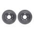 6502-80366 by DYNAMIC FRICTION COMPANY - DFC Brake Rotor with 5000 Advanced Brake Pads