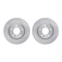 6512-03000 by DYNAMIC FRICTION COMPANY - Rotors with 5000 Advanced Brake Pads includes Hardware