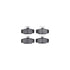 6512-27179 by DYNAMIC FRICTION COMPANY - Brake Rotor with 5000 Brake Pads and Hardware Kit