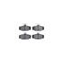 6512-27187 by DYNAMIC FRICTION COMPANY - Brake Rotor with 5000 Brake Pads and Hardware Kit