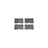 6512-27214 by DYNAMIC FRICTION COMPANY - Brake Rotor with 5000 Brake Pads and Hardware Kit