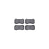 6512-39131 by DYNAMIC FRICTION COMPANY - Brake Rotor with 5000 Brake Pads and Hardware Kit