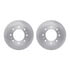 6512-48077 by DYNAMIC FRICTION COMPANY - Rotors with 5000 Advanced Brake Pads includes Hardware