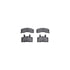 6512-48183 by DYNAMIC FRICTION COMPANY - Brake Rotor with 5000 Brake Pads and Hardware Kit