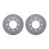 6512-48303 by DYNAMIC FRICTION COMPANY - Brake Rotor with 5000 Brake Pads and Hardware Kit