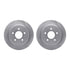6512-56050 by DYNAMIC FRICTION COMPANY - Brake Rotor with 5000 Brake Pads and Hardware Kit
