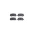 6512-58148 by DYNAMIC FRICTION COMPANY - Brake Rotor with 5000 Brake Pads and Hardware Kit