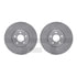 6512-63195 by DYNAMIC FRICTION COMPANY - Rotors with 5000 Advanced Brake Pads includes Hardware