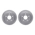 6512-63270 by DYNAMIC FRICTION COMPANY - Brake Rotor with 5000 Brake Pads and Hardware Kit