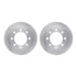 6212-40343 by DYNAMIC FRICTION COMPANY - Brake Rotor- HD Brake Pad - Hardware