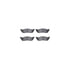 6212-40384 by DYNAMIC FRICTION COMPANY - Brake Rotor- HD Brake Pad - Hardware