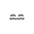 6212-56035 by DYNAMIC FRICTION COMPANY - Brake Rotor- HD Brake Pad - Hardware