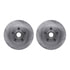 6212-56035 by DYNAMIC FRICTION COMPANY - Brake Rotor- HD Brake Pad - Hardware