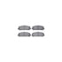 6212-68001 by DYNAMIC FRICTION COMPANY - Brake Rotor- HD Brake Pad - Hardware