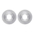 6212-76001 by DYNAMIC FRICTION COMPANY - Brake Rotor- HD Brake Pad - Hardware