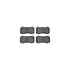 6402-39001 by DYNAMIC FRICTION COMPANY - Brake Rotor- HD Brake Pad