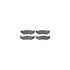 6412-40067 by DYNAMIC FRICTION COMPANY - Brake Rotor- HD Brake Pad - Hardware