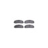 6412-40064 by DYNAMIC FRICTION COMPANY - Brake Rotor- HD Brake Pad - Hardware