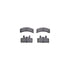 6412-48010 by DYNAMIC FRICTION COMPANY - Brake Rotor- HD Brake Pad - Hardware
