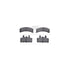 6412-48034 by DYNAMIC FRICTION COMPANY - Brake Rotor- HD Brake Pad - Hardware