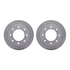 6412-48095 by DYNAMIC FRICTION COMPANY - Brake Rotor- HD Brake Pad - Hardware