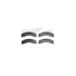 6412-48130 by DYNAMIC FRICTION COMPANY - Brake Rotor- HD Brake Pad - Hardware