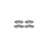 6412-54013 by DYNAMIC FRICTION COMPANY - Brake Rotor- HD Brake Pad - Hardware