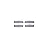 6412-54068 by DYNAMIC FRICTION COMPANY - Brake Rotor- HD Brake Pad - Hardware
