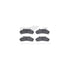 6412-54080 by DYNAMIC FRICTION COMPANY - Brake Rotor- HD Brake Pad - Hardware