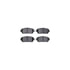 6412-76001 by DYNAMIC FRICTION COMPANY - Brake Rotor- HD Brake Pad - Hardware