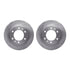 6412-76013 by DYNAMIC FRICTION COMPANY - Brake Rotor- HD Brake Pad - Hardware