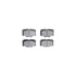 6412-76013 by DYNAMIC FRICTION COMPANY - Brake Rotor- HD Brake Pad - Hardware