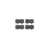 6412-76049 by DYNAMIC FRICTION COMPANY - Brake Rotor- HD Brake Pad - Hardware