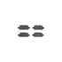 6422-47004 by DYNAMIC FRICTION COMPANY - Brake Rotor- HD Brake Pad - Hardware and Sensor