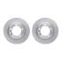 6502-02095 by DYNAMIC FRICTION COMPANY - DFC Brake Rotor with 5000 Advanced Brake Pads