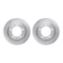6502-02098 by DYNAMIC FRICTION COMPANY - DFC Brake Rotor with 5000 Advanced Brake Pads