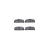 6502-07011 by DYNAMIC FRICTION COMPANY - DFC Brake Rotor with 5000 Advanced Brake Pads